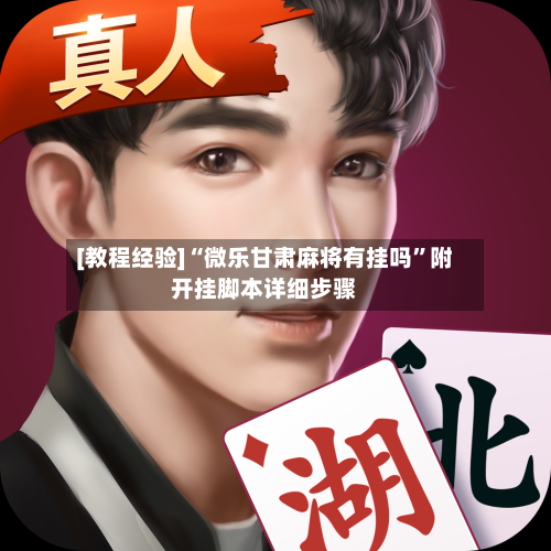 [教程经验]“微乐甘肃麻将有挂吗”附开挂脚本详细步骤-第2张图片