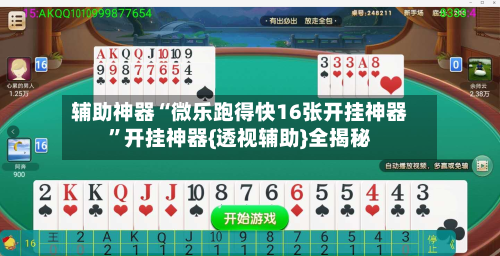 辅助神器“微乐跑得快16张开挂神器”开挂神器{透视辅助}全揭秘-第3张图片