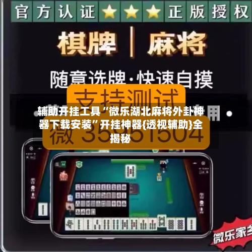 辅助开挂工具“微乐湖北麻将外卦神器下载安装”开挂神器{透视辅助}全揭秘-第1张图片