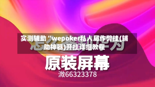 实测辅助“wepoker私人局作弊挂(辅助神器)开挂详细教程-第3张图片