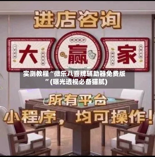 实测教程“微乐八喜牌辅助器免费版	”(曝光透视必备猫腻)-第1张图片