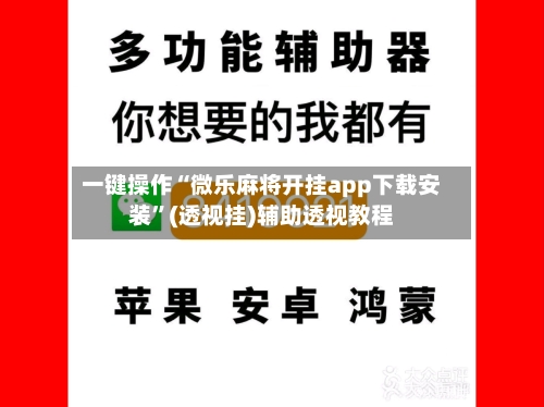 一键操作“微乐麻将开挂app下载安装”(透视挂)辅助透视教程-第3张图片