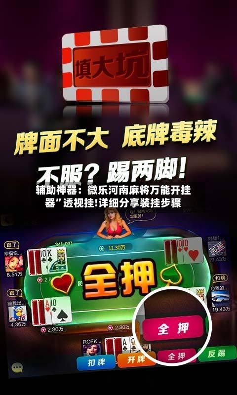 辅助神器：微乐河南麻将万能开挂器”透视挂!详细分享装挂步骤-第1张图片