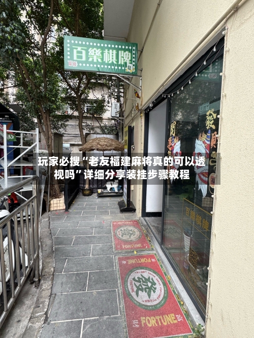玩家必搜“老友福建麻将真的可以透视吗”详细分享装挂步骤教程-第1张图片