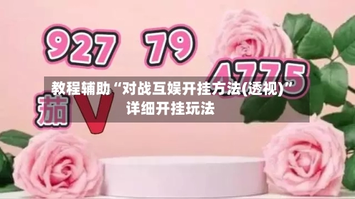 教程辅助“对战互娱开挂方法(透视)”详细开挂玩法-第1张图片