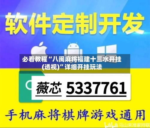 必看教程“八闽麻将福建十三水开挂(透视)”详细开挂玩法-第1张图片