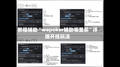 教程辅助“wepoker辅助哪里买”详细开挂玩法