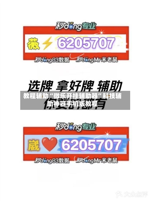 教程辅助“微乐开挂辅助器”科技辅助神器手机版教程