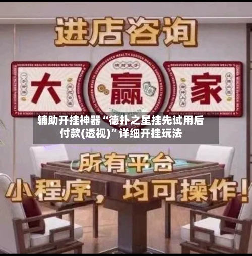 辅助开挂神器“德扑之星挂先试用后付款(透视)”详细开挂玩法-第1张图片