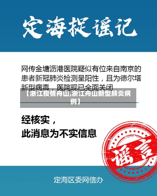 【浙江疫情舟山,浙江舟山新型肺炎病例】-第2张图片