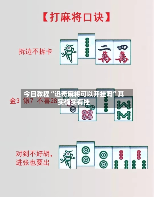 今日教程“迅奇麻将可以开挂吗”其实确实有挂-第3张图片