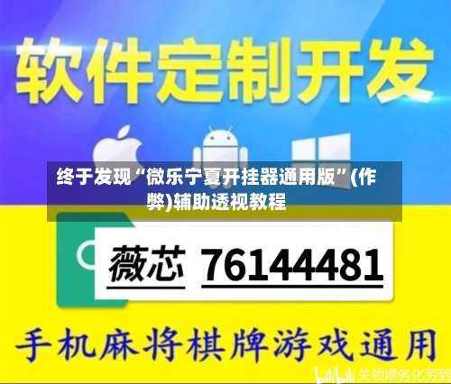 终于发现“微乐宁夏开挂器通用版”(作弊)辅助透视教程-第2张图片