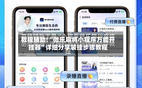 教程辅助!“微乐麻将小程序万能开挂器”详细分享装挂步骤教程