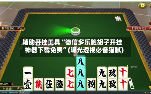 辅助开挂工具“微信多乐跑胡子开挂神器下载免费	”(曝光透视必备猫腻)-第1张图片