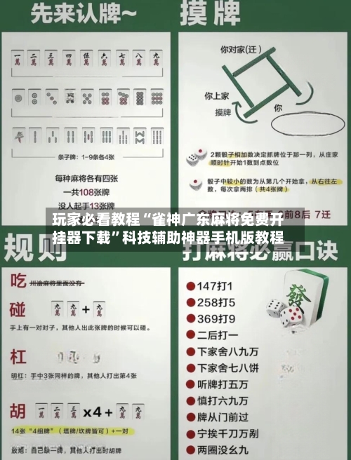 玩家必看教程“雀神广东麻将免费开挂器下载”科技辅助神器手机版教程-第3张图片