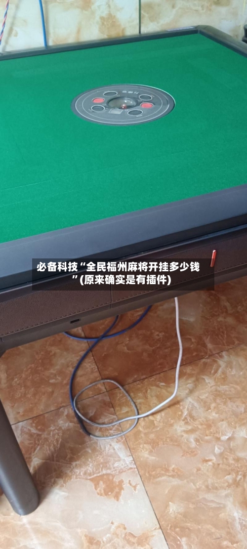 必备科技“全民福州麻将开挂多少钱”(原来确实是有插件)