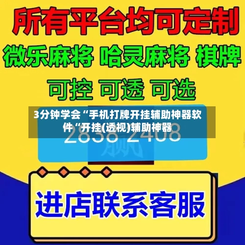 3分钟学会“手机打牌开挂辅助神器软件“开挂(透视)辅助神器-第2张图片