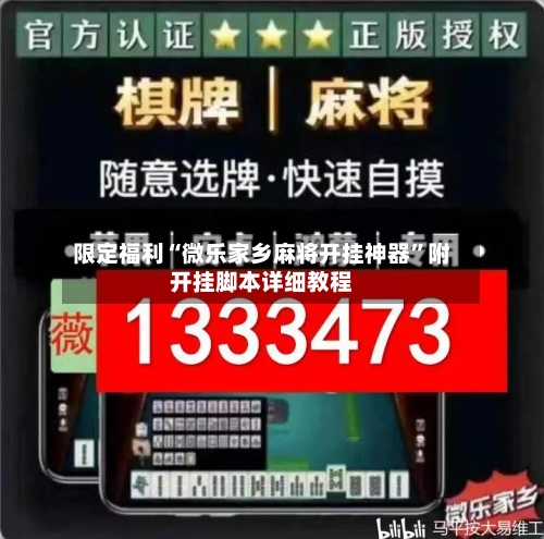 限定福利“微乐家乡麻将开挂神器”附开挂脚本详细教程