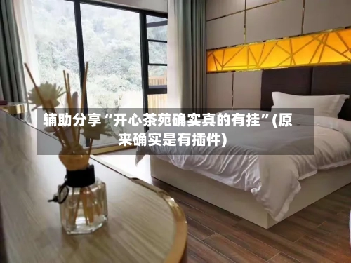 辅助分享“开心茶苑确实真的有挂	”(原来确实是有插件)-第1张图片
