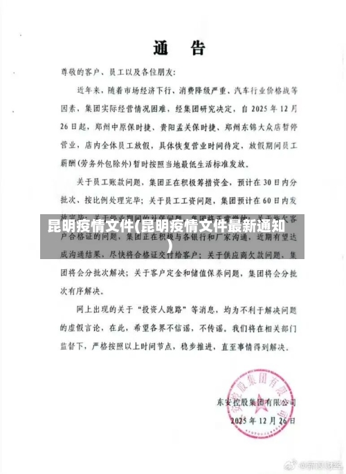 昆明疫情文件(昆明疫情文件最新通知)-第3张图片