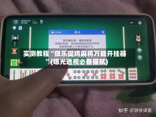 实测教程“微乐捉鸡麻将万能开挂器”(曝光透视必备猫腻)-第1张图片