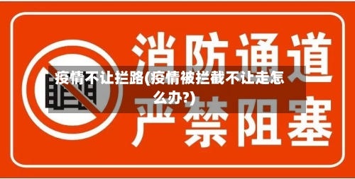 疫情不让拦路(疫情被拦截不让走怎么办?)-第1张图片
