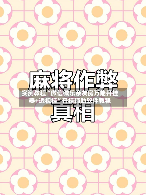 实测教程“微信微乐亲友房万能开挂器+透视挂	”开挂辅助软件教程-第1张图片