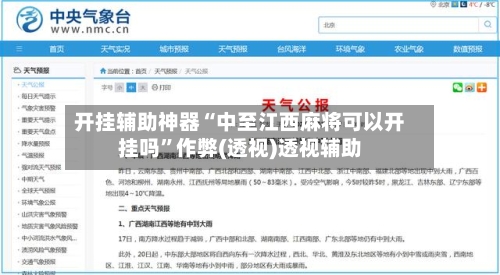 开挂辅助神器“中至江西麻将可以开挂吗”作弊(透视)透视辅助-第1张图片