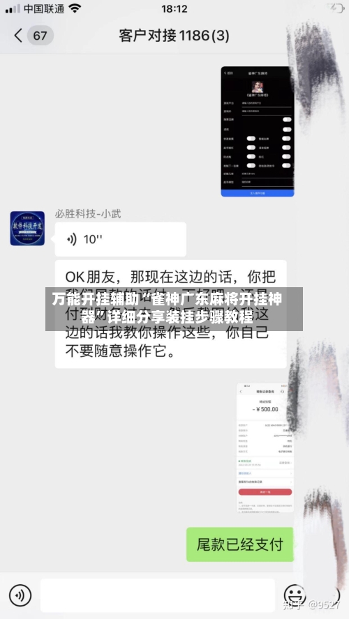 万能开挂辅助“雀神广东麻将开挂神器”详细分享装挂步骤教程-第2张图片