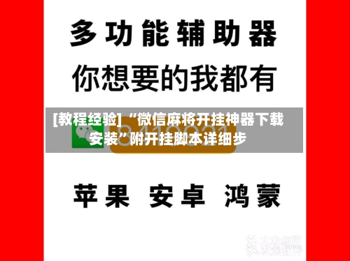 [教程经验] “微信麻将开挂神器下载安装”附开挂脚本详细步