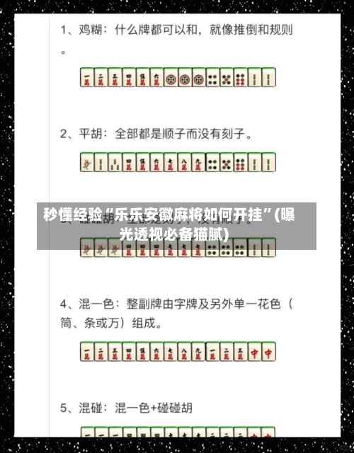 秒懂经验“乐乐安徽麻将如何开挂”(曝光透视必备猫腻)-第1张图片
