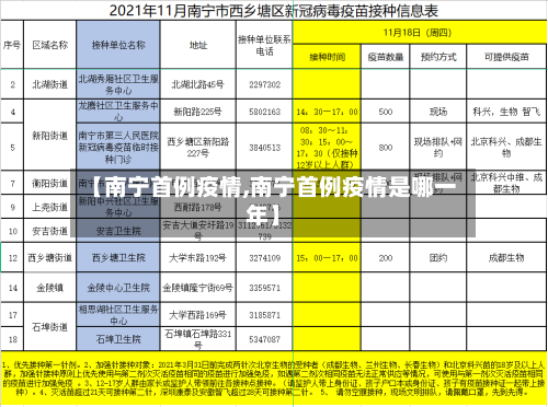 【南宁首例疫情,南宁首例疫情是哪一年】-第1张图片
