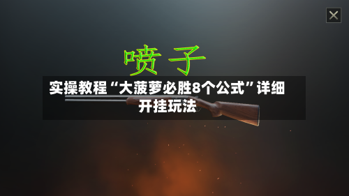 实操教程“大菠萝必胜8个公式	”详细开挂玩法-第1张图片