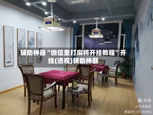 辅助神器“微信里打麻将开挂教程”开挂(透视)辅助神器-第1张图片