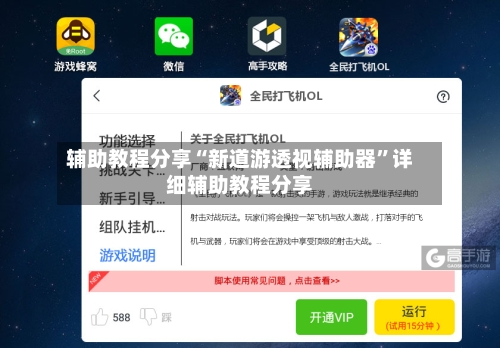 辅助教程分享“新道游透视辅助器	”详细辅助教程分享-第1张图片