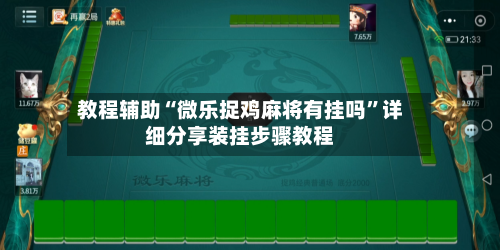 教程辅助“微乐捉鸡麻将有挂吗”详细分享装挂步骤教程-第1张图片