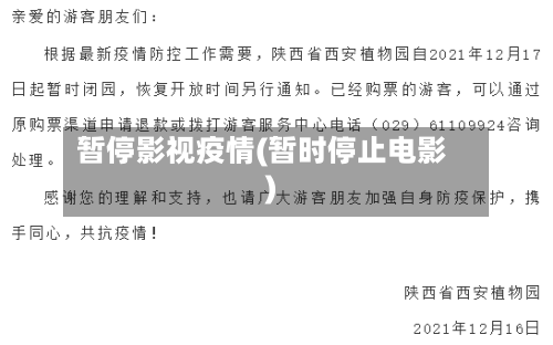 暂停影视疫情(暂时停止电影)