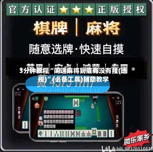 3分钟教程“闲逸麻将到底有没有挂(透视)”(必备工具)辅助教学-第1张图片