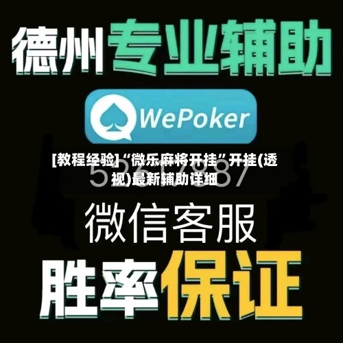 [教程经验]“微乐麻将开挂”开挂(透视)最新辅助详细-第2张图片