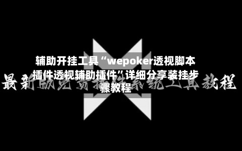 辅助开挂工具“wepoker透视脚本插件透视辅助插件”详细分享装挂步骤教程