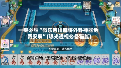 一键必胜“微乐四川麻将外卦神器免费安装”(曝光透视必备猫腻)
