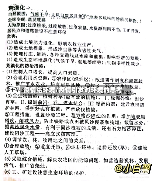 疫情给环境/疫情引发对环境的思考-第1张图片