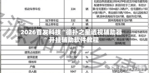 2026首发科技“德扑之星透视辅助器”开挂辅助软件教程