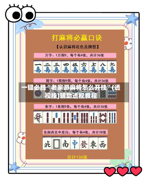 一键必胜“老家游麻将怎么开挂”(透视挂)辅助透视教程