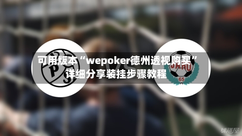 可用版本“wepoker德州透视购买”详细分享装挂步骤教程-第1张图片