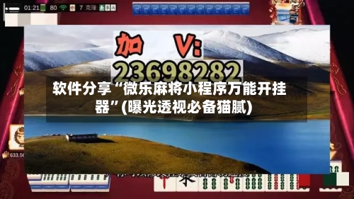 软件分享“微乐麻将小程序万能开挂器	”(曝光透视必备猫腻)-第1张图片