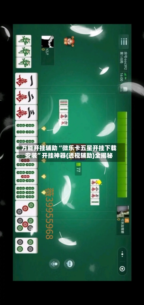 万能开挂辅助“微乐卡五星开挂下载安装”开挂神器{透视辅助}全揭秘-第1张图片