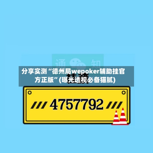 分享实测“德州局wepoker辅助挂官方正版”(曝光透视必备猫腻)-第3张图片