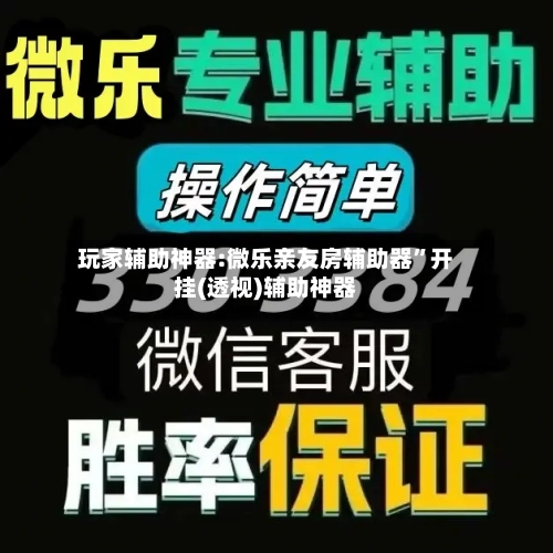 玩家辅助神器:微乐亲友房辅助器	”开挂(透视)辅助神器-第1张图片