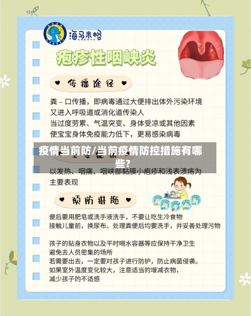 疫情当前防/当前疫情防控措施有哪些?